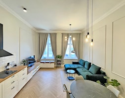 mieszkanie w kamienicy - Inowrocław - We loft Design - Salon, styl skandynawski - zdjęcie od WE LOFT DESIGN - Homebook