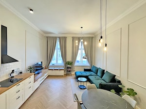 mieszkanie w kamienicy - Inowrocław - We loft Design - Salon, styl skandynawski - zdjęcie od WE LOFT DESIGN