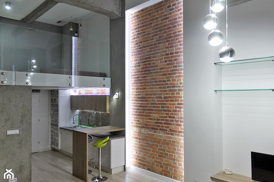 Tobaco Loft - Salon, styl minimalistyczny - zdjęcie od WE LOFT DESIGN
