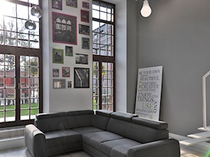 Tobaco Loft - Salon, styl minimalistyczny - zdjęcie od WE LOFT DESIGN
