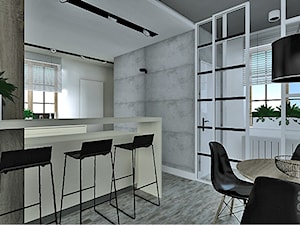 Projekt aranżacji wnętrz mieszkania w Czechach - Kuchnia, styl nowoczesny - zdjęcie od ART-ERIA pracownia architektoniczna Agnieszka Piekorz