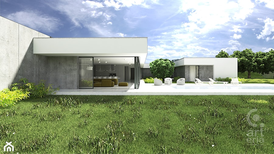 Dom nad zalewem w Rybniku - Domy, styl minimalistyczny - zdjęcie od ART-ERIA pracownia architektoniczna Agnieszka Piekorz