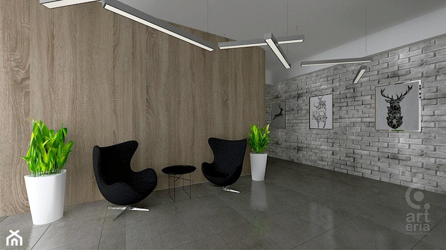 Projekt wnętrz biurowych w Warszawie - Wnętrza publiczne, styl minimalistyczny - zdjęcie od ART-ERIA pracownia architektoniczna Agnieszka Piekorz