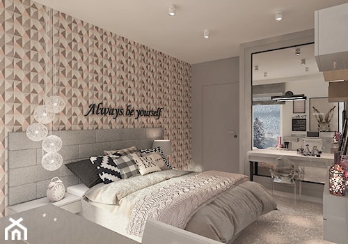Mieszkanie dla Młodego Piłkarza - Duża sypialnia, styl nowoczesny - zdjęcie od LIVING BOX