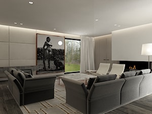 Rezydencja pod Warszaą - Salon, styl nowoczesny - zdjęcie od LIVING BOX