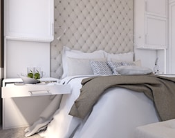 Eklektyczny - Średnia biała sypialnia, styl tradycyjny - zdjęcie od LIVING BOX - Homebook