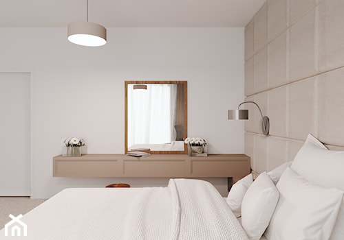 Dom udomowiony - Średnia biała sypialnia, styl tradycyjny - zdjęcie od LIVING BOX
