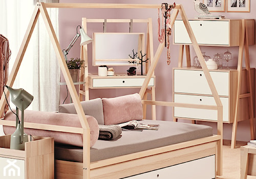 Średni różowy pokój dziecka dla nastolatka dla dziewczynki - zdjęcie od VOX