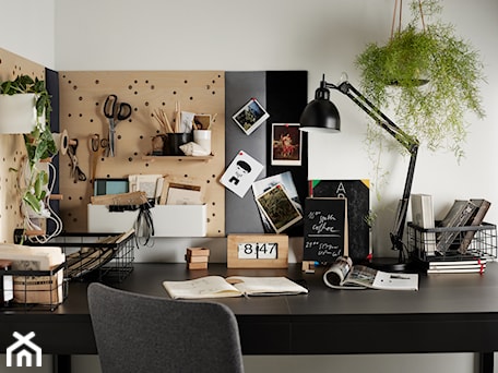 Aranżacje wnętrz - Biuro: Domowe biuro - Biuro, styl industrialny - VOX. Przeglądaj, dodawaj i zapisuj najlepsze zdjęcia, pomysły i inspiracje designerskie. W bazie mamy już prawie milion fotografii!