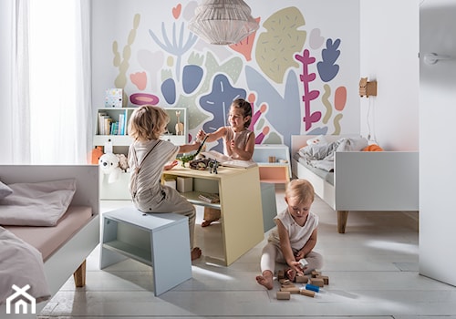 Kolekcja TULI - Mały biały szary pokój dziecka dla dziecka dla chłopca dla dziewczynki dla rodzeństwa - zdjęcie od VOX