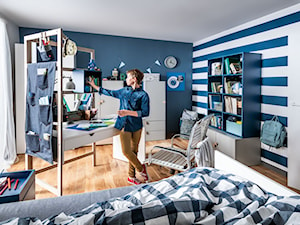 Kolekcja STIGE - Średni biały czarny niebieski pokój dziecka dla nastolatka dla chłopca - zdjęcie od VOX