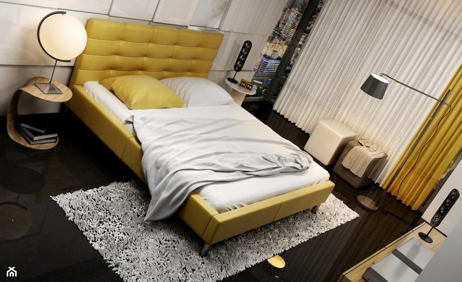 Giovani łóżko tapicerowane - zdjęcie od Sklep meblowy meblemix - Homebook