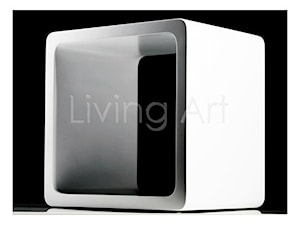 Stolik-regał Lounge Cube white - zdjęcie od Living Art Meble