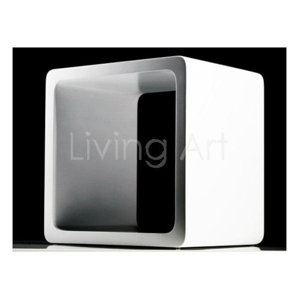 Stolik-regał Lounge Cube white - zdjęcie od Living Art Meble - Homebook