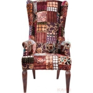 Fotel Patchwork Brown Velvet - zdjęcie od Living Art Meble