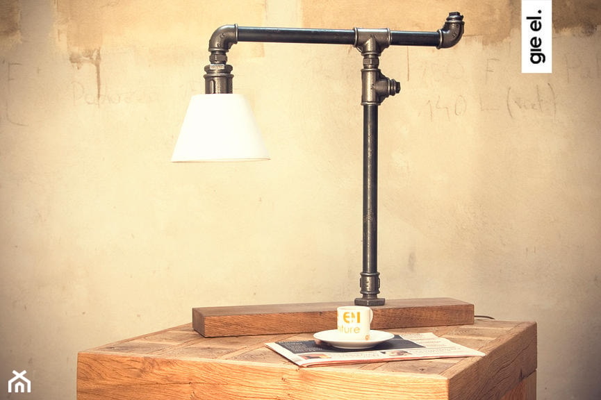 Lampa stołowa z rurek - zdjęcie od Living Art Meble - Homebook