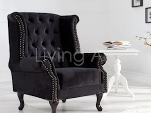 Fotel Chesterfield black - zdjęcie od Living Art Meble