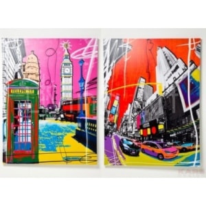 Obraz Pop Art Cities 158x120cm - zdjęcie od Living Art Meble - Homebook