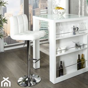 Stół barowy Easy biały - zdjęcie od Living Art Meble