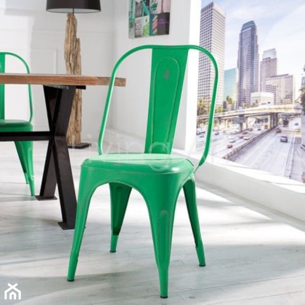 Krzesło Montmartre Vintage, zielone - zdjęcie od Living Art Meble