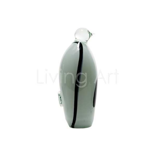 Figurka Pingwin szklany 27, biały - zdjęcie od Living Art Meble - Homebook