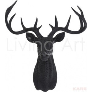 Figura Antler Deer Rubber Black - zdjęcie od Living Art Meble - Homebook