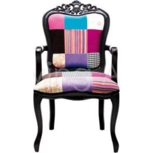 Krzesło Patchwork z podłokietnikiem - zdjęcie od Living Art Meble