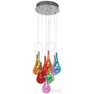 Lampa Falling Drops Rainbow 10 Lights - zdjęcie od Living Art Meble