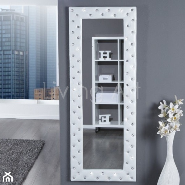 Lustro Boutique 170x60 białe - zdjęcie od Living Art Meble - Homebook