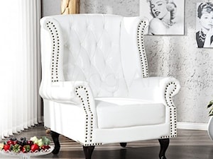 Fotel Chesterfield white - zdjęcie od Living Art Meble