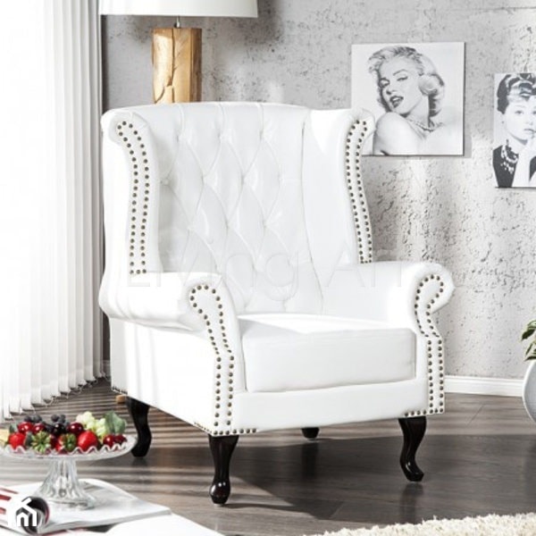 Fotel Chesterfield white - zdjęcie od Living Art Meble - Homebook