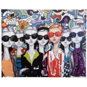 Obraz olejny Sunglasses 120x150cm - zdjęcie od Living Art Meble - Homebook