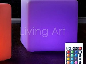 Stolik-hoker Cubo Led - zdjęcie od Living Art Meble