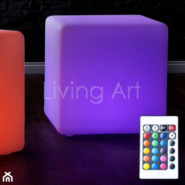 Stolik-hoker Cubo Led - zdjęcie od Living Art Meble