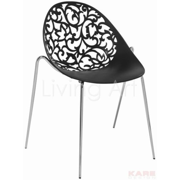 Krzesło Aurora czarne - zdjęcie od Living Art Meble