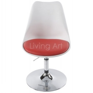 Fotel VICTORIA biało-czerwony - zdjęcie od Living Art Meble - Homebook