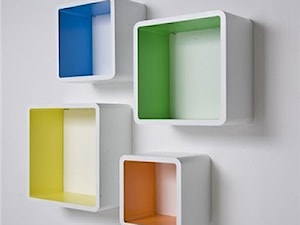 Półki Lounge Cube Square Colore (4/Set), kare design - zdjęcie od Living Art Meble