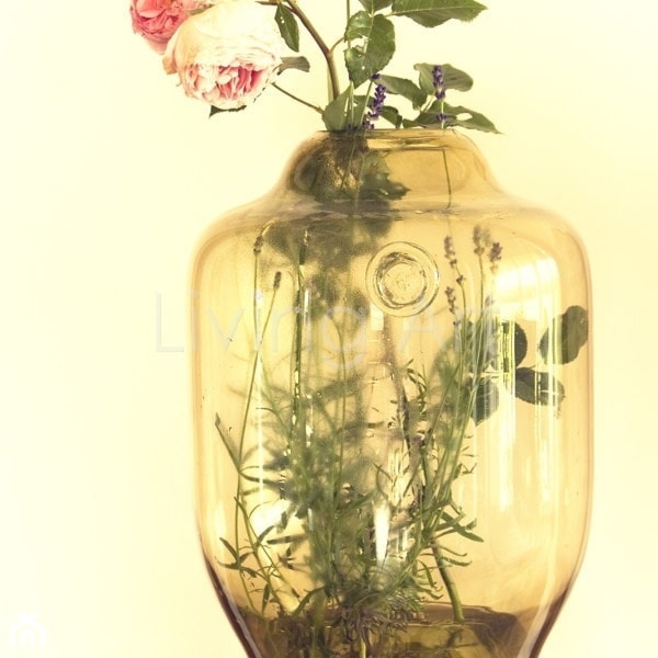 Wazon szklany 40, honey - zdjęcie od Living Art Meble