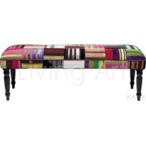 Ławka Bench Stripes Patchwork - zdjęcie od Living Art Meble