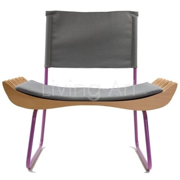 Krzesło Organique vol.2 szaro- fioletowe - zdjęcie od Living Art Meble
