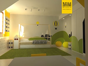 Aranżacja pokoju dla dziecka z ładnym widokiem - zdjęcie od Studio projektowe Magdalena Magiera