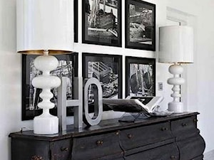 black&white/inspiracje pozyskane z Pinterest - Hol / przedpokój, styl tradycyjny - zdjęcie od Maison Studio - Architektura Wnetrz. Żaklina Litwa