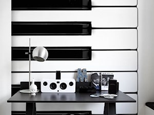 black&white/inspiracje pozyskane z Pinterest - Biuro, styl nowoczesny - zdjęcie od Maison Studio - Architektura Wnetrz. Żaklina Litwa