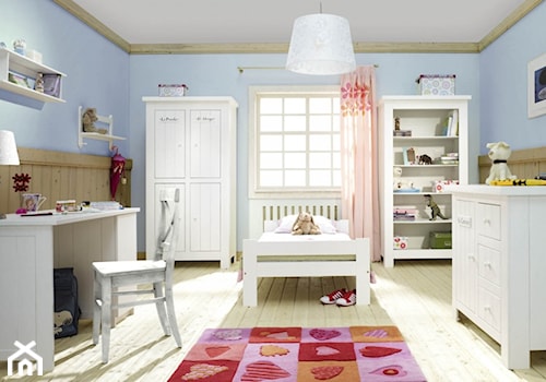 Pokoje dziecięce - Średni niebieski pokój dziecka dla nastolatka dla chłopca, styl skandynawski - zdjęcie od Radius Centrum Meble