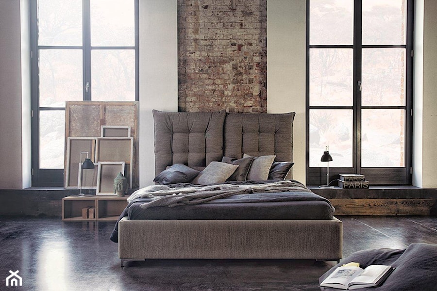 Sypialnie - Duża beżowa sypialnia, styl minimalistyczny - zdjęcie od Radius Centrum Meble