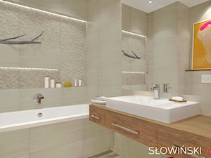 Nowoczesna łazienka z wanną - Łazienka, styl nowoczesny - zdjęcie od Atelier Słowiński