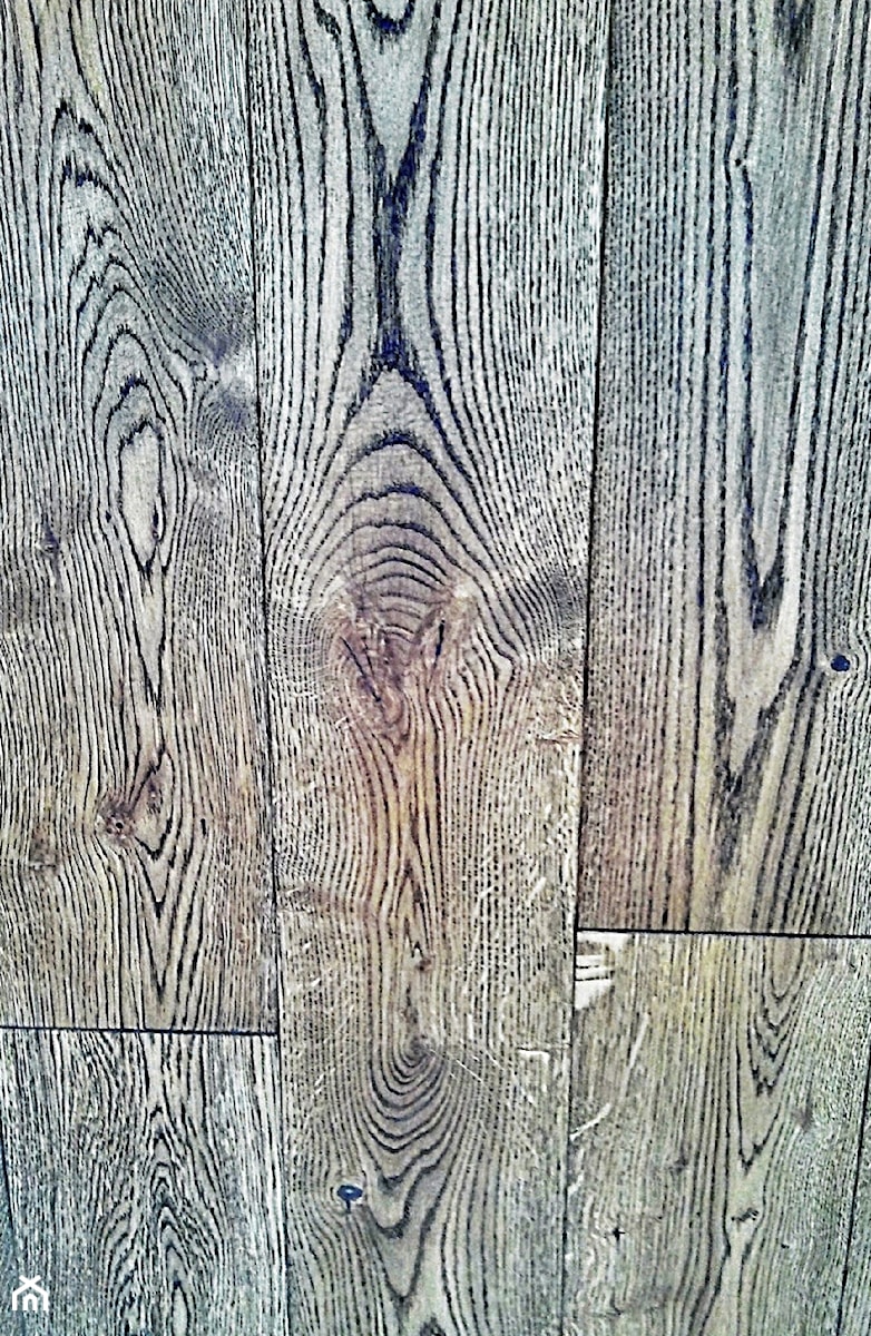 Podłoga dębowa w Old Brown - zdjęcie od Pracownia Unique Wood Design