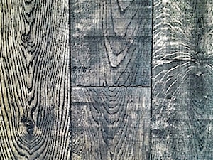 Podłoga dębowa Deep Black - zdjęcie od Pracownia Unique Wood Design