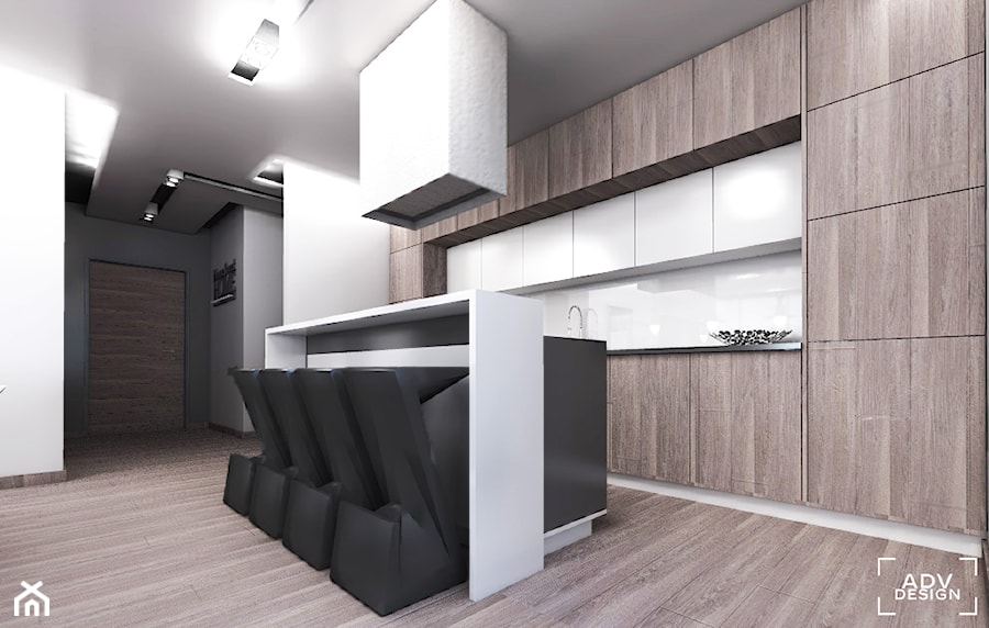 91 m2 - Kuchnia, styl nowoczesny - zdjęcie od ADV Design