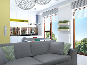 76 m2 - Salon, styl nowoczesny - zdjęcie od ADV Design